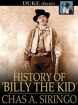 cover image of History of 'Billy the Kid'